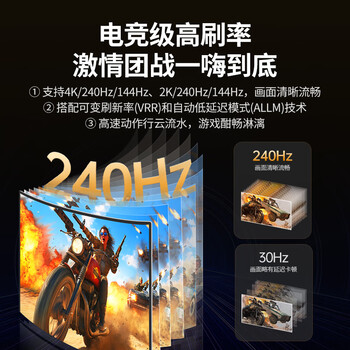 绿联HDMI线2.1版8K60Hz 4K240Hz高清视频连接线兼容HDMI2.0笔记本电脑接电视显示器投影仪1.5米45431