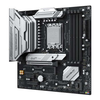 铭瑄（MAXSUN）MS-终结者 B860M WIFI 支持DDR5 CPU 245K/265KF（Intel B860/LGA 1851）