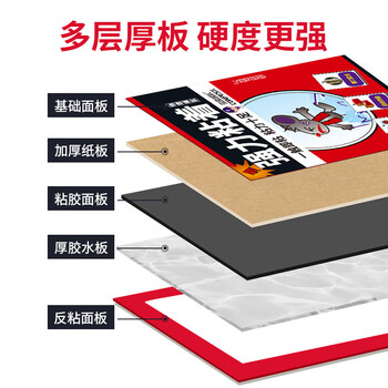 虫虫战队粘鼠板老鼠贴超强力粘板家用老鼠一窝端灭鼠捕鼠神器10张