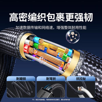 绿联Type-C扩展坞千兆拓展坞网口转换器网线转接头雷电4分线器USB通用Mac苹果华为联想电脑Switch掌机