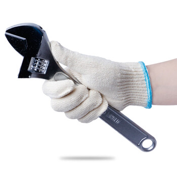 者也 12双劳保手套 耐磨搬运尼龙手套机械汽修装卸 工作棉线手套