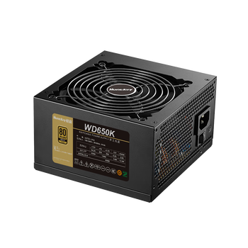 航嘉（Huntkey）WD650K 金牌650W电脑电源（80PLUS金牌/单路50A/全电压/LLC+SR+DC-DC/智能温控/3A大作）