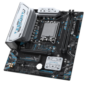 铭瑄（MAXSUN）MS-eSport B860M GANK WIFI 支持DDR5 CPU 245K/265KF（Intel B860/LGA 1851）