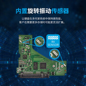 希捷（SEAGATE）安防硬盘 4TB 256MB SATA CMR垂直 机械硬盘 视频储存 数据恢复服务 希捷酷鹰 3.5英寸ST4000VX015
