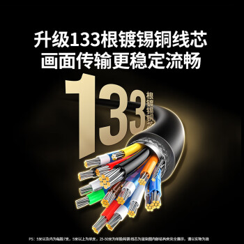 绿联 HDMI线2.0版 4K数字高清线 3D视频线工程级 笔记本电脑连接电视投影仪显示器数据连接线1米10106