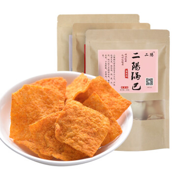 二阳 锅巴老襄阳特产正宗手工锅巴400g*4大包装麻辣五香味零食大礼包