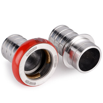 沱雨（TUOYU) 消防水带 三江消防16-80-20抗高压耐磨聚氨酯16型80mm(3英寸)20米【水带+快速卡式接扣】