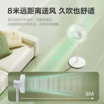 格力（GREE）【全新升级】七叶轻音立式电风扇家用柔风落地扇台式桌面风扇大风量节能宿舍电扇 FS-3015h7