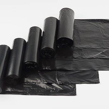Sodolike 尚岛 断点垃圾袋 150只  45*50cm*5卷 平口黑 大垃圾袋 