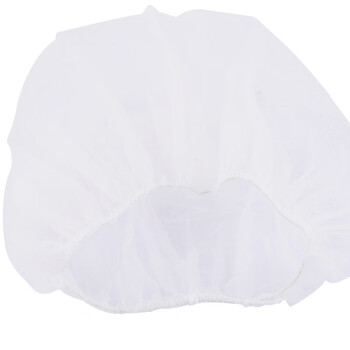 安美尚（ams）A1106一次性圆形帽无纺布头套餐饮防尘食品帽 35克 白色100只