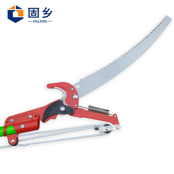 固乡园艺伸缩高枝剪 高枝锯 据树 果树枝修枝剪子园艺剪刀工具 园林绿化 果园户外采摘 4米一套+户外包