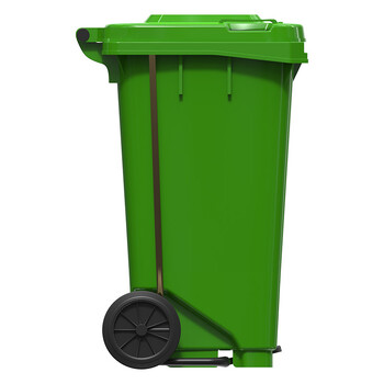 科力邦（Kelibang） 户外垃圾桶 大号环卫脚踏垃圾桶商用工业小区物业分类垃圾桶100升 KB1060 绿色