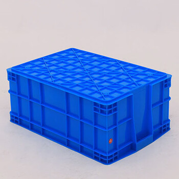 海斯迪克 HKCC02 塑料零件盒 五金工具盒 平口物料周转箱 螺丝配件盒 收纳箱周转盒 610*420*260mm