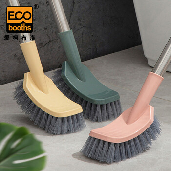 爱柯布洛 马桶刷 不锈钢马桶清洁刷洁厕刷子厕所洗手间用品52cm墨绿色 221354