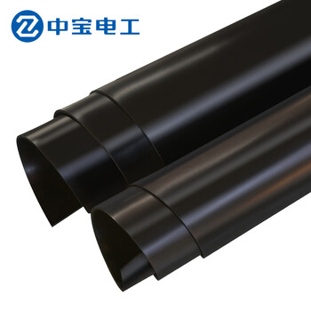中宝电工 10KV 5mm厚1米8.5kg黑色 绝缘橡胶垫 绝缘地毯 配电房配电室用绝缘胶板