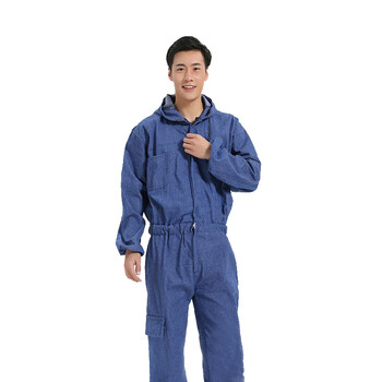 劳保佳 连体工作服 电焊汽修喷漆防尘工装 160