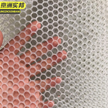 京洲实邦【1*2m孔0.8cm】安全网塑料平网隔离网防护围网JZSB-9624B