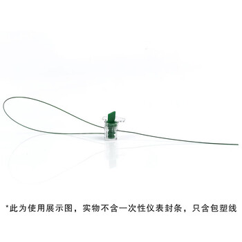 飞尔（FLYER）塑料封签包塑线 一次性电水表防盗防偷铅封配套包塑线【长30cm 100根装】