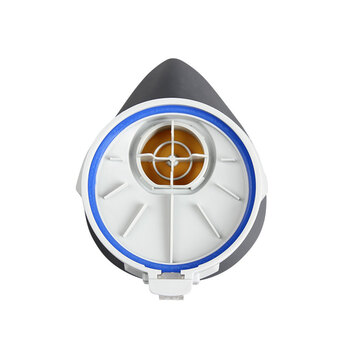 思创科技 橡胶半面罩化工喷漆应急酸碱农药氨 ST-FDX 1套（每套含3号滤盒1只）