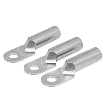 BOWERY DT铜鼻子电缆接头DT-120平方铜接线端子线鼻子紫铜镀锡线耳紫铜端子厂家配送10只/包 1包