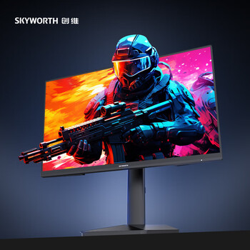 创维24.5英寸电竞显示器320Hz HDR400 FastIPS 1ms硬件低蓝光原生300Hz 光感屏变 旋转升降F25G37F Pro