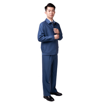 燕舞 JZYNW2019DD7007工作服 套装工作服  男款调度值班工作服 蓝色（可定制）