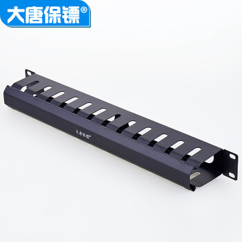 大唐保镖 12槽24口理线器 金属 理线架 DT2807-24