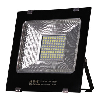 捷辰特 JCT-FL-CB 工业LED投光灯 广告投射灯户外防水灯 泛光灯 铁壳 100W(180珠)