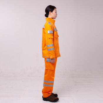燕舞 JZYNW2019QX6002 工作服 套装工作服  女款抢险救灾工作服 橙色（可定制）