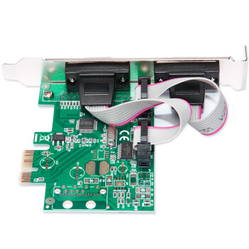 魔羯MOGE PCI-E串口卡电脑COM口扩展卡pcie转RS232工控机9针转接卡 MC2322