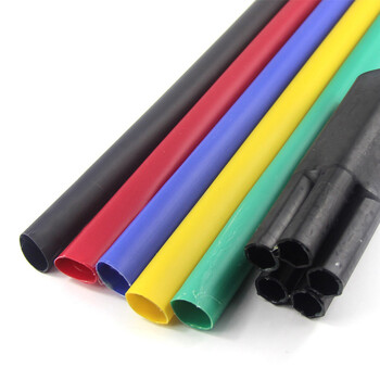 天旭1KV低压电缆热缩终端头指套交联电缆热缩附件热收缩绝缘套管 五芯10-16平方1套