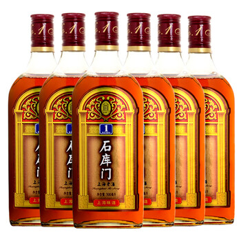 石库门 红牌1号 半干型 上海老酒 500ml*6瓶 整箱装 黄酒