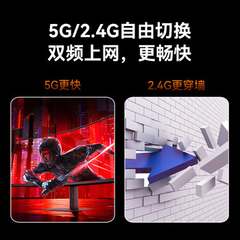 Tenda腾达USB无线网卡WiFi6 智能免驱AX900 双频5G 网卡台式机 wifi接收器 内置天线 无限wifi发射器