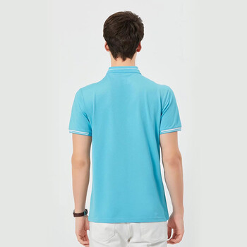 者也（ZYE）夏季polo衫定制T恤广告文化定做短袖班服工作服工装印字 KMDK002 浅蓝色 M码 