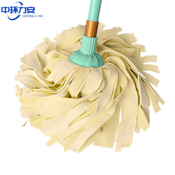 中环力安【颜色随机】圆头老式鹿皮绒吸水拖布