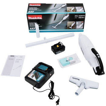 牧田(MAKITA)DCL182RFW 酒店宾馆充电手持式吸尘器 集尘袋式吸尘器