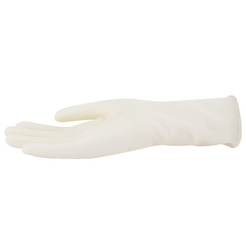 安美尚（ams）12寸洁净室无粉乳胶手套 1盒25双装 LBYP定做 M码 