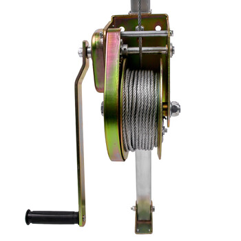 建钢 救援三脚架690102 应急救援消防缓降器多功能可收缩绞盘20米