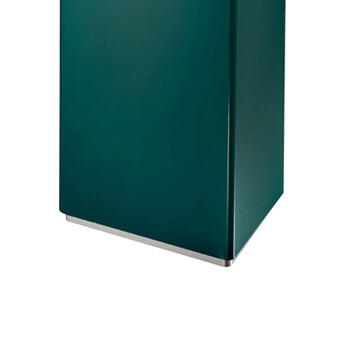 南 GPX-24 南方长形丽格座地烟灰桶 垃圾桶 公用不锈钢垃圾箱果皮桶 墨绿色  内桶容量15升