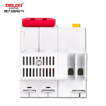 德力西电气小型漏电断路器空气开关带漏电保护 DZ47sLE2PC63A