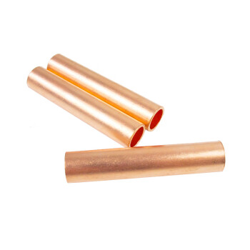 GT通孔铜连接管电缆对接铜管中间接头 紫铜国标直通管GT-25mm  25平方 1只
