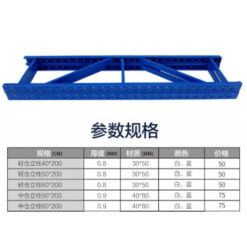 东瑞货架仓储商用置物架轻型仓库库房展示架金属层架中重型货物超市架子立柱