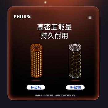 飞利浦（PHILIPS）碳性7号电池10粒干电池绿色适用遥控器/钟表/电子称/计算器/闹钟/耳温枪七号电池AAA R03