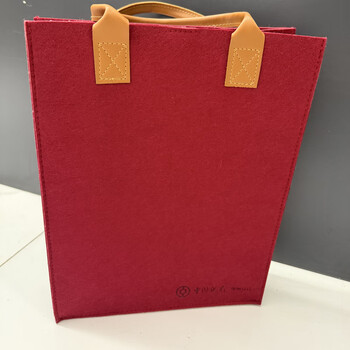 砚趣定制毛毡袋26.5cm*36.5cm*14cm 加大加厚手提袋