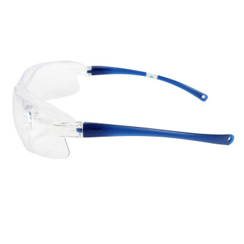 3M 10434 护目镜防雾流线型 防尘防风防紫外线防护眼镜 舒适型劳保眼镜 透明 1副 透明 均码