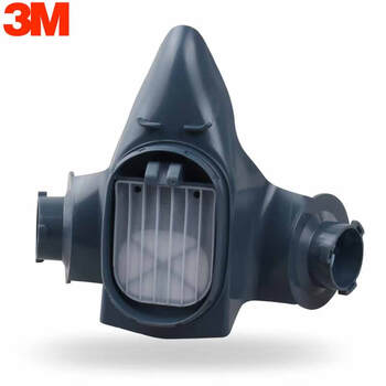 3M 7586滤盒承接座 适用于3M 7500半面罩 1个 深灰 均码