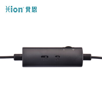 北恩（HION）FOR600 头戴式单耳话务员耳机/电话耳麦/呼叫中心客服/坐席电销耳麦-直连水晶头+调音量+闭音