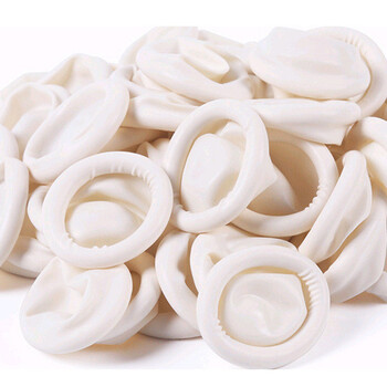 伏兴一次性乳胶手套 耐磨防滑防护 500g(约900只) 乳白色FX520 均码