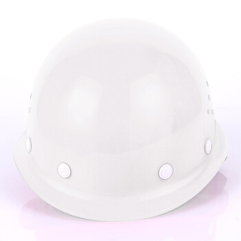 重安（CHONG AN）68A型安全帽 盔式透气孔ABS安全帽（配防近电报警器） 白色