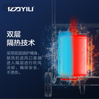 亿力 YILI 商用加热器 连接商用清洗机 大压力空调物业 工业清洗场景专用加热YLQ9800G 220v